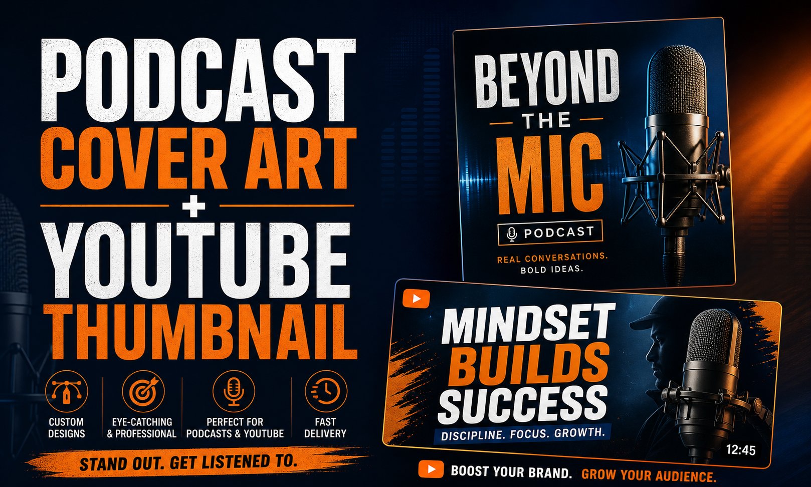 Podcast cover art by Alpha Tech